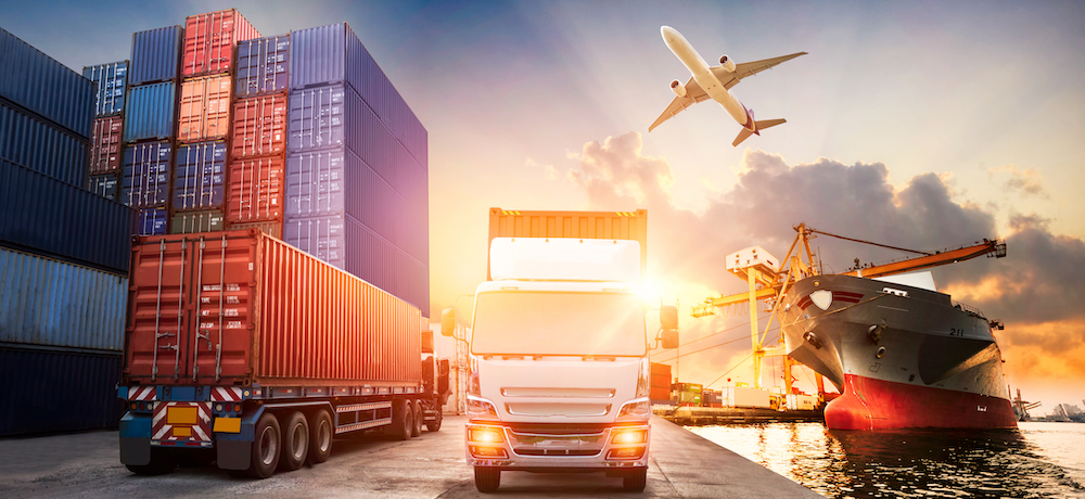 Logistics,And,Transportation,Of,Container,Cargo,Ship,And,Cargo,Plane